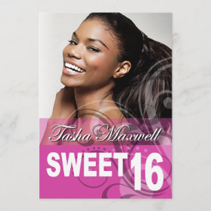 Convites  Foto da Festa de aniversário 16 doce