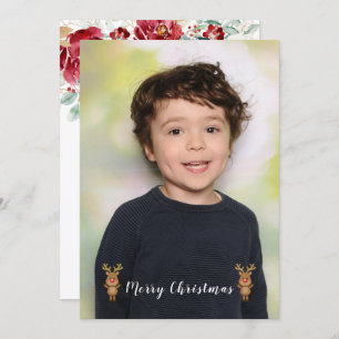 Convites Foto da Festa de Natal da Linda Família Boy