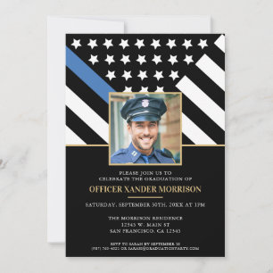 Convites Foto da Polícia de Graduação da Academia de Políci