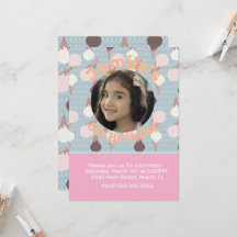 Foto de aniversário de sorvete