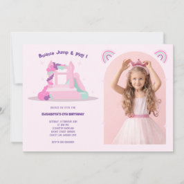 Convites Foto de Aniversário do Castelo de Casa Bronca