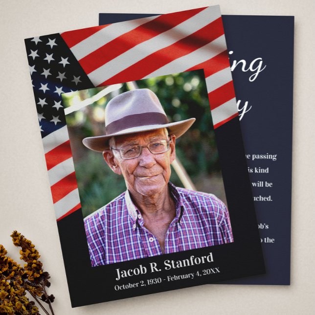 Convites Foto de Bandeira Americana que foi aprovada fora d (Criador carregado)