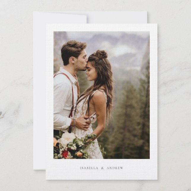 Convites Foto de Casa Aquarela Italiana (Verso)