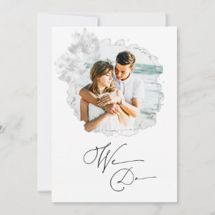 Convites *~* FOTO DE Casal Foral RSVP + QR AR AR6 Invólucro