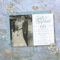 Foto de casamento do 60º aniversário de casados