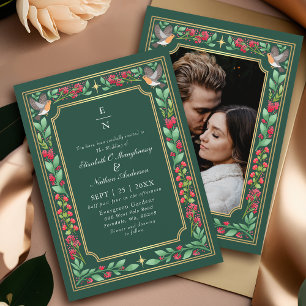 Convites Foto de Casamento do Jardim Botânico de Encantação