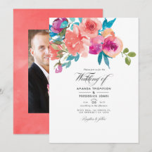 Foto de casamento floral Coral e Fandango