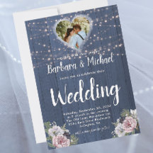 Foto De Casamento Floral De Luzes De Madeira Rústi