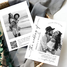 Foto de Casamento Minimalista Elegante QR code 2 F