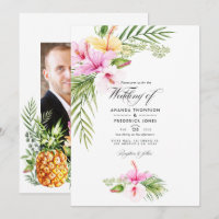 Foto de Casamento Tropical Floral Aloha