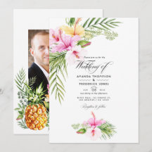 Foto de Casamento Tropical Floral Aloha