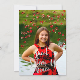 Convites Foto de Drivers de Prata de Cinza Vermelha da Swee