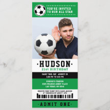 Foto de Festa de aniversário de Bilhete Preto Verd