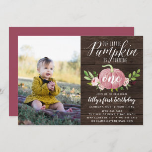 Convites Foto de Festa de aniversário de Idade Personalizad