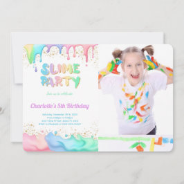 Convites Foto de Festa de aniversário de lodo