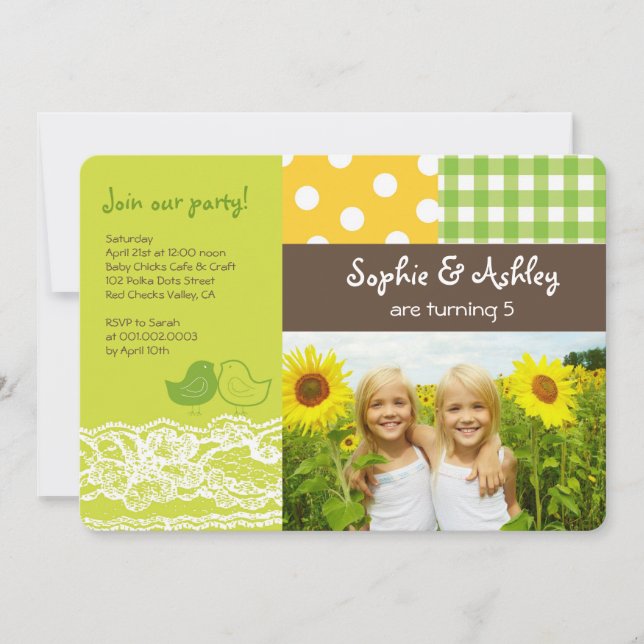 Convites Foto de Festa de aniversário de Raça Cimical (Frente)