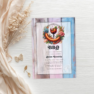 Convites Foto de Festa de formatura de CHURRASCO russo