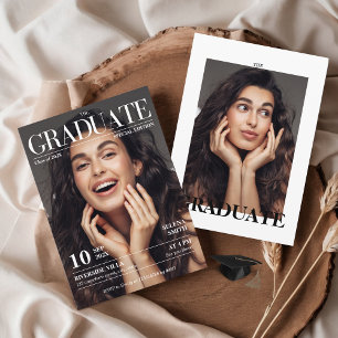 Convites Foto de Festa de formatura do jornal da revista