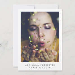 Convites Foto de Festa de formatura minimalista