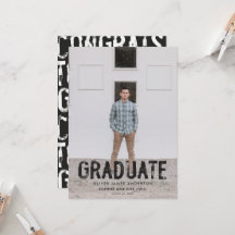 Foto de formatura moderna em preto e branco desgas