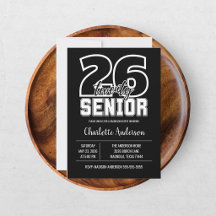 Foto de formatura preta Senior 2026