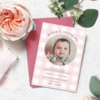 Foto de Gingham Rosa, Aniversário