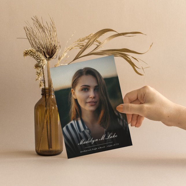 Convites Foto de Graduação do Script Tradicional 2023 (Criador carregado)