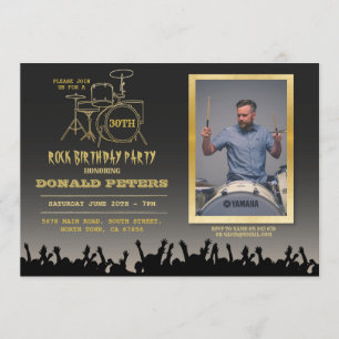 Convites Foto de Música Crowd Festival de Festas de anivers