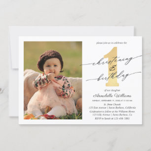 Convites Foto De Natal E Primeiro Aniversário