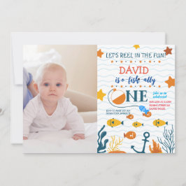 Convites Foto de O-fish-primeiro aniversario de pesca