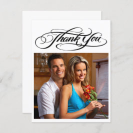 Convites Foto de Ocasião Obrigado