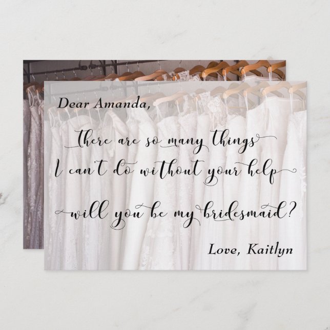 Convites Foto de palhaços de casamento, você será minha dam (Frente/Verso)