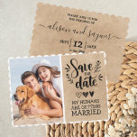 Convites Foto de Pet de Cachorro Personalizado Russo Salve<br><div class="desc">Foto de Pet de Cachorro Personalizado Russo Salve a data Engraçado Convite de Noivado de Casamento | Unique Wedding Save the Date Invitation Card with a Dog Picture | "Os Meus Humanos Casam-Se" Engraçado Concurso De Casamento Ideia De Palavras Para Cachorros |</div>