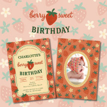 foto de primeiro aniversário de berry Sweet