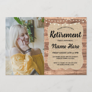 Convites Foto de Queimada de Madeira Reformada pelo Partido