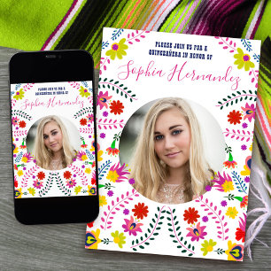 Convites Foto de Quinceanera Foto do partido mexicano Fiest