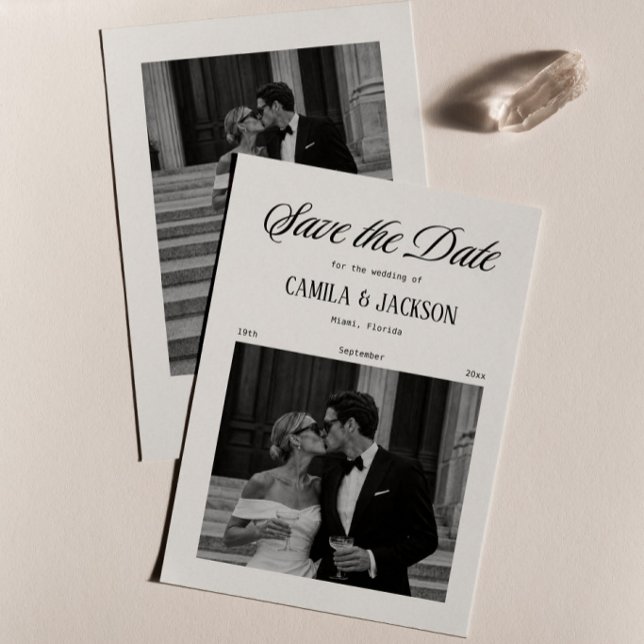 Convites Foto de Salvar a Data do Casamento no Tribunal (Criador carregado)