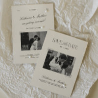 Foto de Save the Date de Casamento no Tribunal de