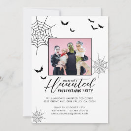 Convites Foto de teias e morcegos do Partido do Aquecimento