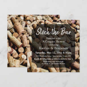 Convites Foto de Vinho, Stock de Casais Bares Chá 2