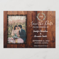 Foto de vintagem do celeiro russo Salve a data