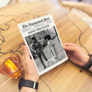 Convites Foto divertida exclusiva do jornal Salvar o Casame