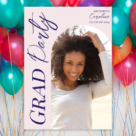 Convites Foto do Arco de Script da Festa de formatura Moder