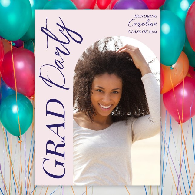 Convites Foto do Arco de Script da Festa de formatura Moder (Criador carregado)