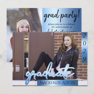 Convites Foto do formando 2   Guarda Legal de Pincel de Scr