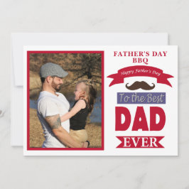 Convites Foto do melhor CHURRASCO de Dia de os pais para en