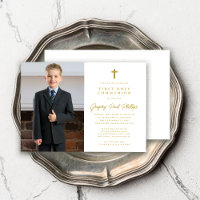 Foto do Menino Minimalista Branco Dourado da Prime