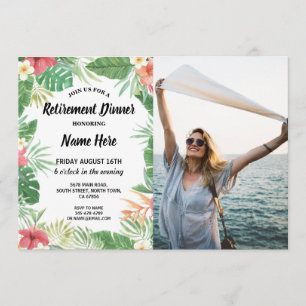 Convites Foto do Partido da Baixa de Aloha Luau Summer