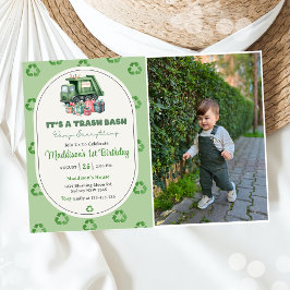 Convites Foto do Partido do primeiro aniversario de Caminhã