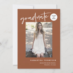 Convites Foto do Partido Formando da Escola Terracotta Míni